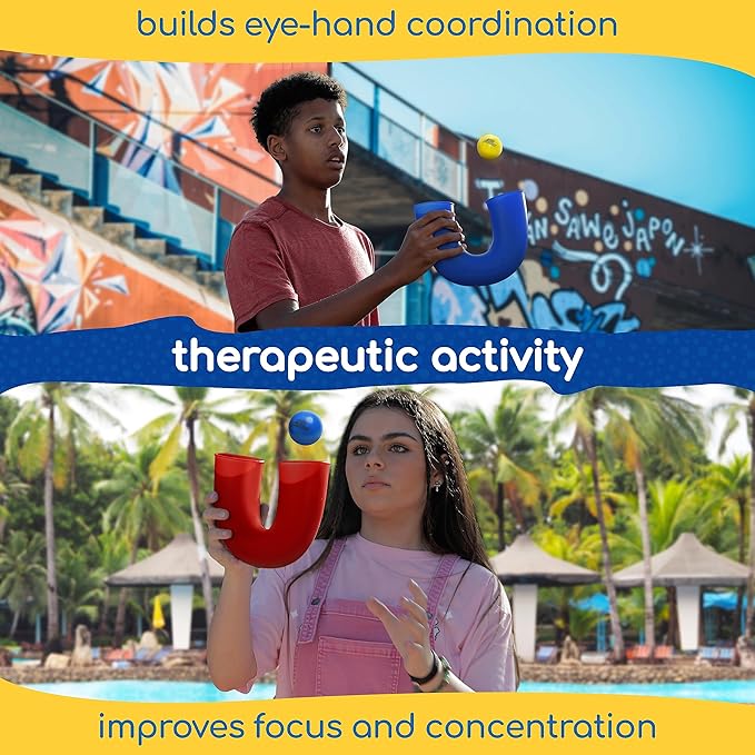 pindaloo The Original Skill Game – First & Only Authentic Looping Ball for Kids, Teens & Adults | Fun Coordination Game for Ages 8-12+Boosts Focus & Motor Skills Indoor & Outdoor Play | Transparent