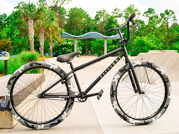 Elite BMX Bicycle 18", 20" & 26" Model Freestyle Bike - 3 Piece Crank