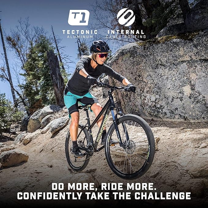 Mongoose Switchback Comp Expert Sport Trail Mountain Bike for Adult Men Women, 16/18/21-Speed Options, 27.5-Inch Wheels, Disc Brakes, Small Medium or Large Aluminum Frames, Hardtail Bicycles