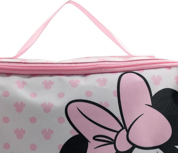 Fast Forward Minnie Mouse 3-Piece Packing Cube Set | Minnie Mouse Travel Accessories | Travel Bags Luggage Organizer for Kids, Unisex | Minnie Kid Travel Size Travel Cubes for Packing