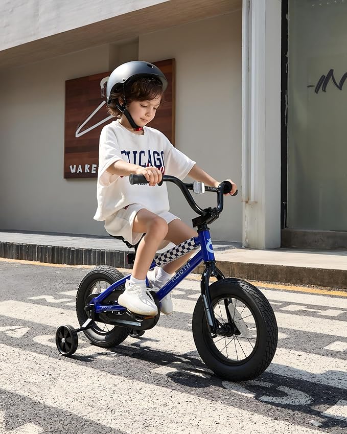 12 14 16 20 Inch Kids Bike BMX Style Bicycle with Training Wheels for 2-14 Years Old Toddlers Boys Girls Coaster Brake Multiple Colors