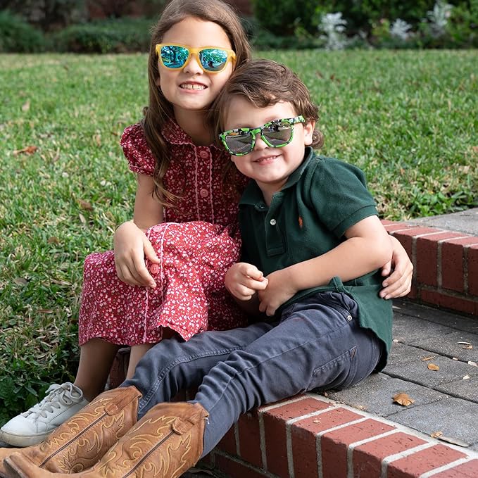 Sunnies Shades Kids Sunglasses, Toddler Sunglasses - Polarized UVA and UVB Protection, Anti-Slip Frame for kids.