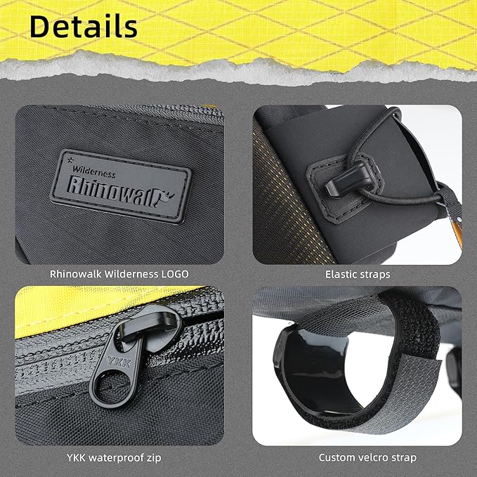 Rhinowalk Bike Top Tube Bag Bike Frame Bag Waterproof Bicycle Bag Professional Cycling Accessories for Mountain Road Bike