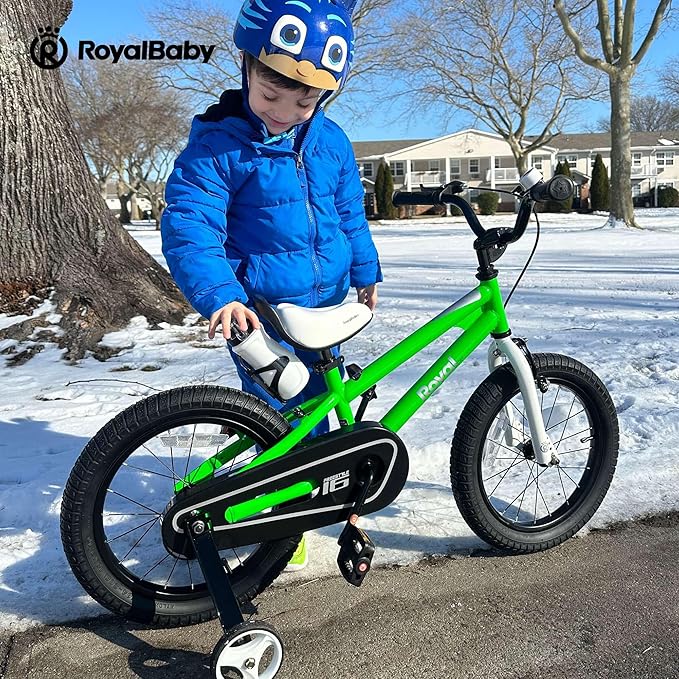 RoyalBaby Kids Bike EZ Freestyle Training Free Balance to Pedal Easy Learning Bicycle, 12-18 Inch for Toddlers to Big Kids