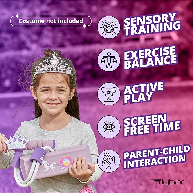 Flybar My First Foam Pogo Jumper for Kids Fun and Safe Pogo Stick for Toddlers, Durable Foam and Bungee Jumper for Ages 3 and up, Supports up to 250lbs