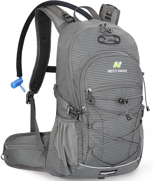 Hydration Backpack 3L Water Bladder, Hiking Water Backpack with Rain Cover, Insulation Hydration Daypack Rucksack for Cycling