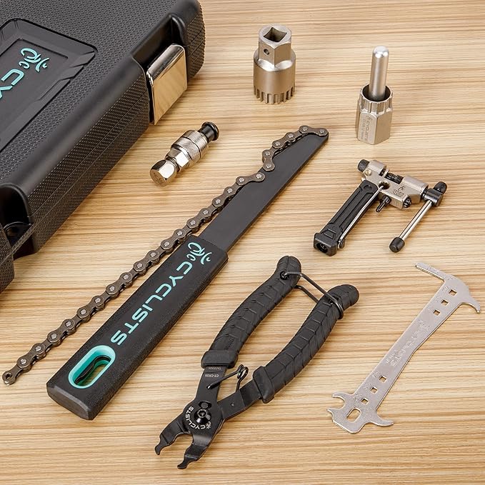 7 Piece Bike Tool Kit - Bike Tools Maintenance Repair Kit - Mountain/Road Bike Bicycle Repair Tool Kit With Storage Case