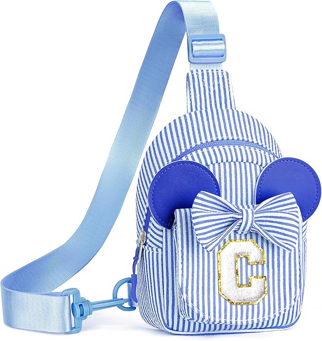 Christmas Gifts for Kids Girls - Sling Bags for Girls Kids | Initial Small Crossbody Bag Purses Girl Kid Gifts