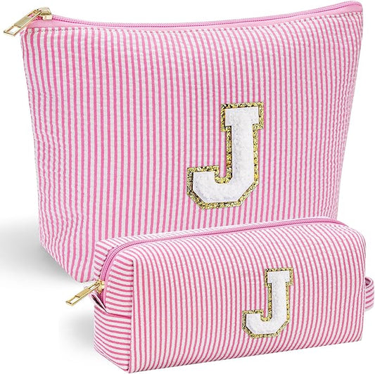 YOOLIFE Christmas Gifts For Teenage Girls Birthday Gift for Girls Makeup Bag Cosmetic Bag Teacher Gifts for 3 4 5 6 7 8 9 10 11 12 13 Year Old Girl Christmas Gift For Women Pink J