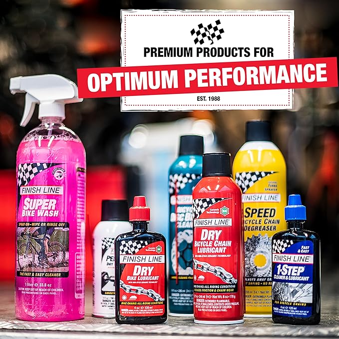 Finish Line FiberLink Pro Latex Tubeless Tire Sealant with Kevlar Technology – Long-Lasting, Low Viscosity Bicycle Sealant for Road, Gravel, Cyclocross, Mountain & Fat Bike Tires, 8 oz