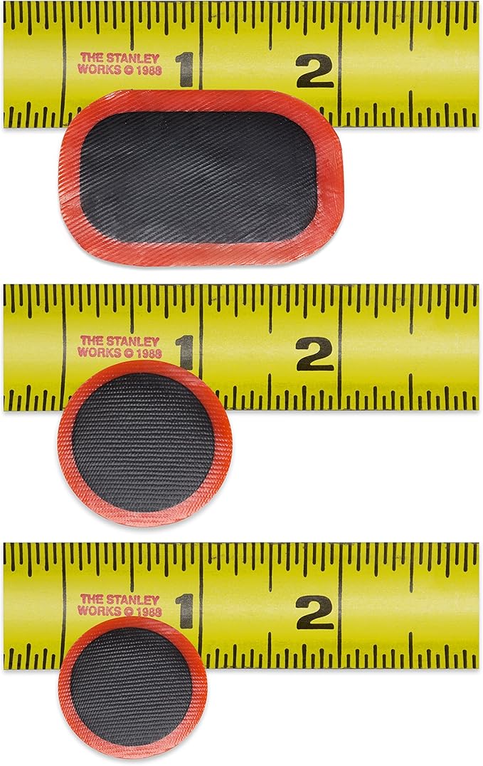 16-PC Inner Tube Patch Bicycle Repair Kit. Also for Inflatable Dinghies, ATVs, BMX and Motorcycles.