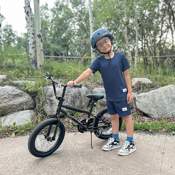 12 14 16 18 Inch Kids Bike BMX Style Bicycle with Training Wheels Coaster Brake for 2-10 Years Old Toddlers Boys Girls Multiple Colors