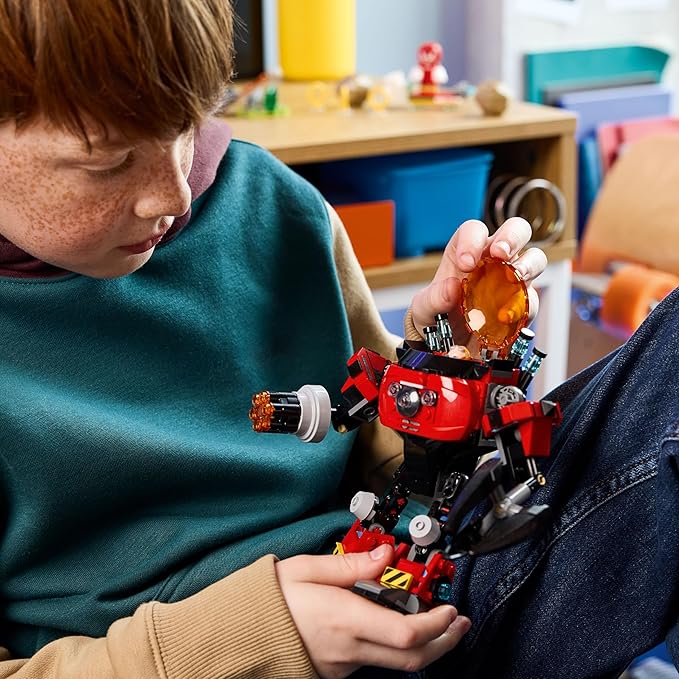 LEGO Sonic The Hedgehog Knuckles vs. Dr. Eggman Egg Crusher Mech Building Toy - Pretend Play Building Blocks W/2 Minifigures for Kids, Ages 8+ - Gift Idea for Boys, Girls, & Any Gaming Fans - 77005