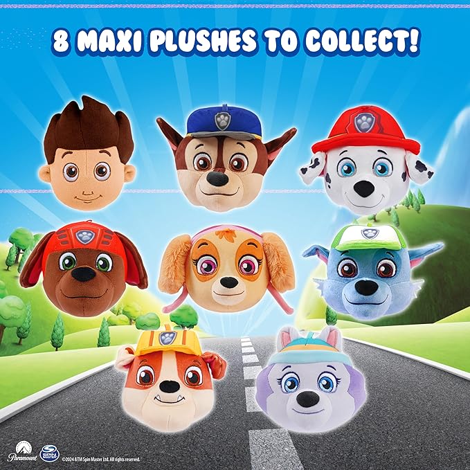 PAW Patrol Plush, Blind Box Surprise Plushies - Mighty Pups Toys, Cute Stuffed Animal - Great for Gifts & Party Favors, Aged 3+ (2-Pack)