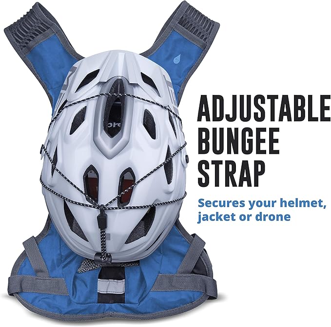 Vibrelli Hydration Backpack & 2L Hydration Bladder - High Flow Bite Valve - Hydration Pack for Cycling, Running, Hiking