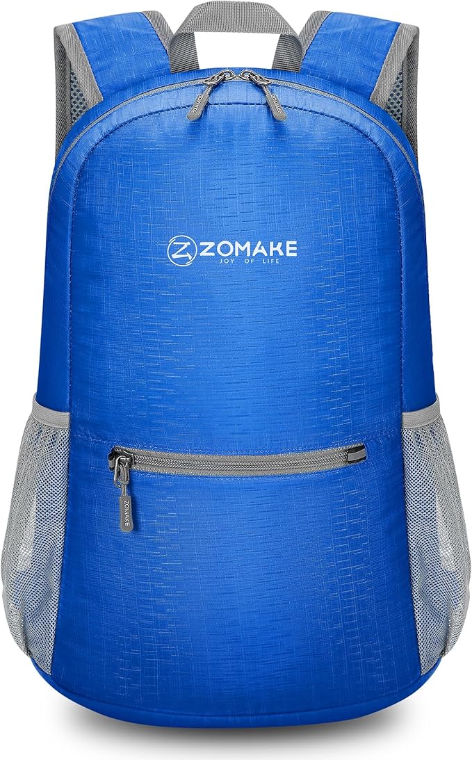 ZOMAKE Ultra Lightweight Hiking Backpack 20L - Packable Small Backpacks Water Resistant Daypack for Women Men(DodgerBlue)