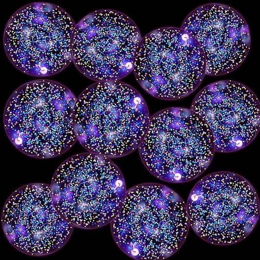 12 Pack 12 Inch Glow in The Dark LED Beach Ball Jumbo Confetti Glitters Inflatable Ball Swimming Pool for Party Pool Summer(Colorful)