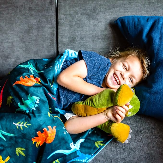 Wildkin Plush Baby Blanket – Soft & Cozy Comfort, Ideal for Toddlers, Travel & Daycare - Jurassic Dinosaurs