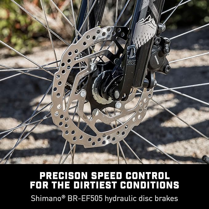 Mongoose Switchback Comp Expert Sport Trail Mountain Bike for Adult Men Women, 16/18/21-Speed Options, 27.5-Inch Wheels, Disc Brakes, Small Medium or Large Aluminum Frames, Hardtail Bicycles