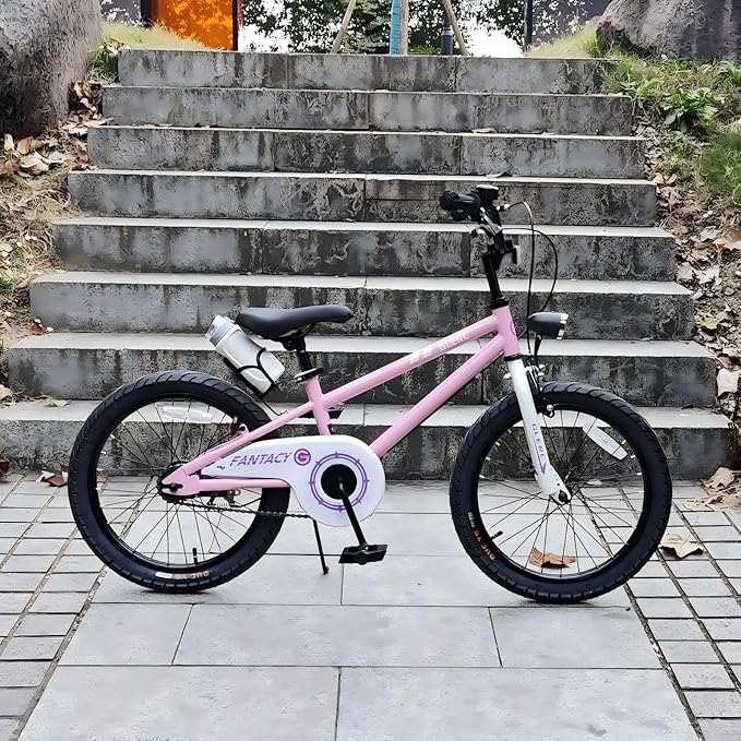 Glerc Fantacy Kids Bike, 12-20 Inch Children Bicycle for 2-13 Years Old Boys Girls, Kids Bicycle with Water Bottle Holder & Headlight & Training Wheels, Multiple Colors