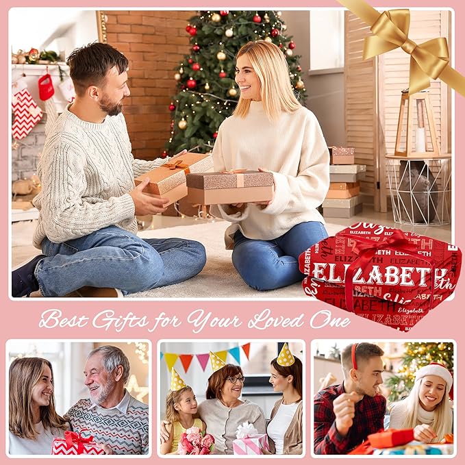 Ship Next Day, Personalized Baby Blanket with Name - Printed in USA, Custom Name Blanket for Boys Girls Kids, Customized Flannel Blankets Gifts for Teen Shower Toddlers Christmas Brithday