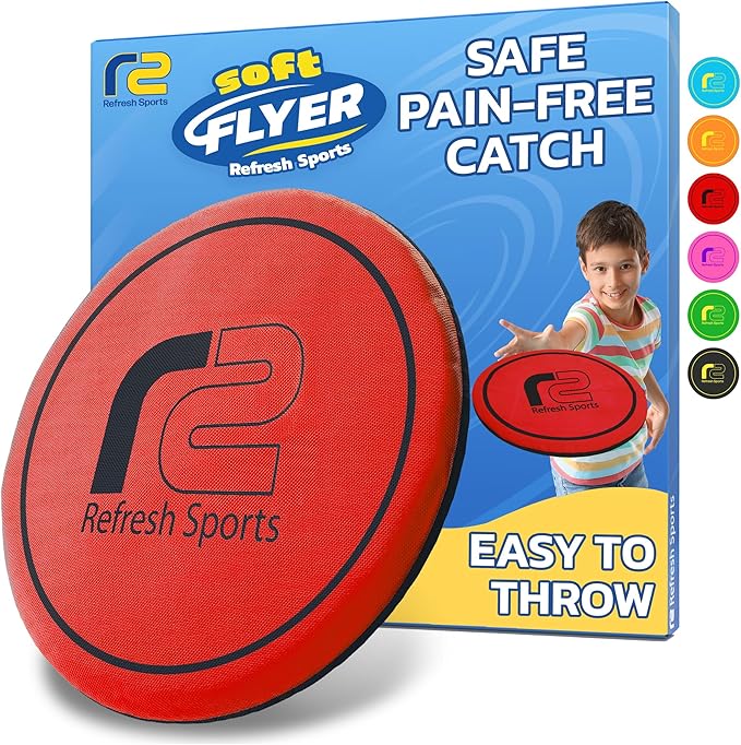 Soft Flying Disc for Kids: Beach Soft Disc - Durable Design Floats On Water - Beach Toys, Pool Toys & Game for Adults Outdoor Fun Camping Games - Boy Gifts & Girls Ages 5 6 7 8 9 10 11 12 13 & Up
