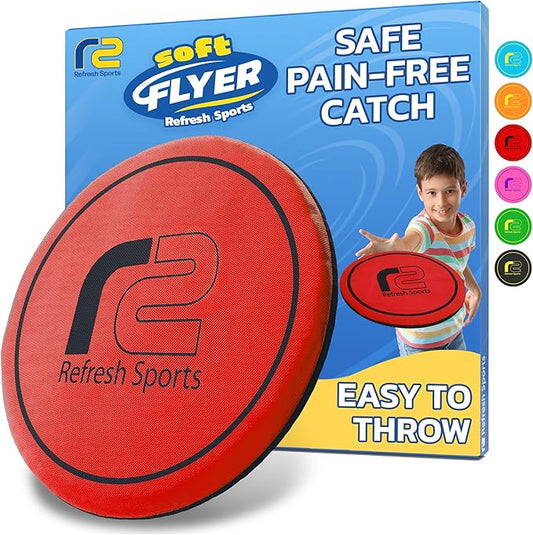 Soft Flying Disc for Kids: Beach Soft Disc - Durable Design Floats On Water - Beach Toys, Pool Toys & Game for Adults Outdoor Fun Camping Games - Boy Gifts & Girls Ages 5 6 7 8 9 10 11 12 13 & Up
