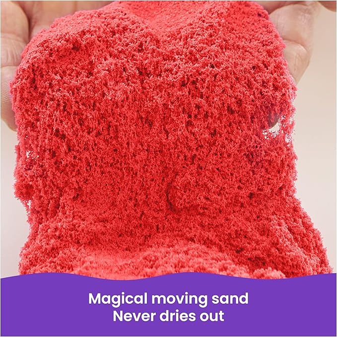 Kinetic Sand, 6lbs Mega Mixin’ Bag with Red, Yellow & Blue Play Sand, Amazon Exclusive (Packaging May Vary), Sensory Toys, Holiday Gifts & Stocking Stuffers for Kids Ages 3 and up