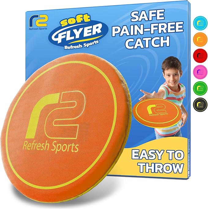 Fun Flying Toy for Kids, Teens & Adults - Beach Soft Disc - Durable Design Floats On Water - Use As A Pool Toy & Water Activity - Outdoor Toys & Stocking Stuffer Gifts For Kids All Ages Boys & Girls