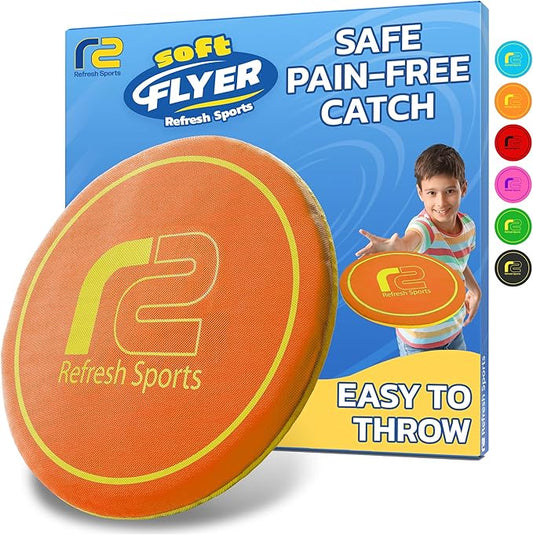 Fun Flying Toy for Kids, Teens & Adults - Beach Soft Disc - Durable Design Floats On Water - Use As A Pool Toy & Water Activity - Outdoor Toys & Stocking Stuffer Gifts For Kids All Ages Boys & Girls