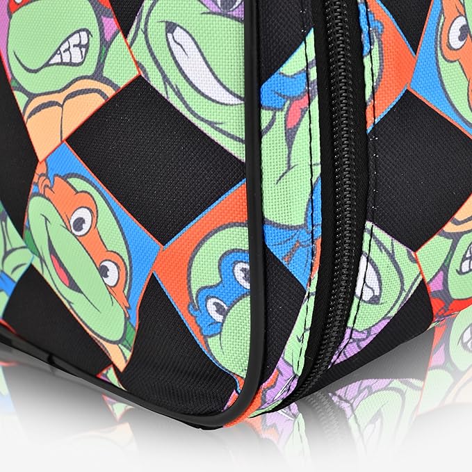 Fast Forward Teenage Mutant Ninja Turtles Lunch Box for Kids | Insulated Lunch Bag Lunch Box for Boys, Girls, Unisex, Toddlers | Teenage Mutant Ninja Turtles Reusable Lunchbox