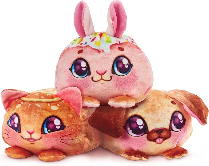 Cookeez Makery Cinnamon Treatz Oven – Interactive Bake & Reveal Oven Playset with Mystery Scented Plush (Cinnamon Pooch, Fondant Feline, or Strawberry Swirl), Mixing Tools, Dough, & Accessories, 5+