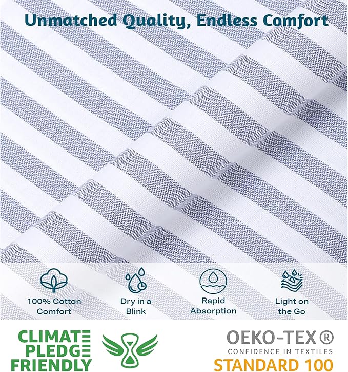 Urban Villa Set of 6 Turkish Beach Towel Oversized 36x72 Absorbent Extra Large - Sand Free Quick Dry Pestemal Bath Towels - Lightweight Travel Cruise Camping Spa Towels - Indigo Blue