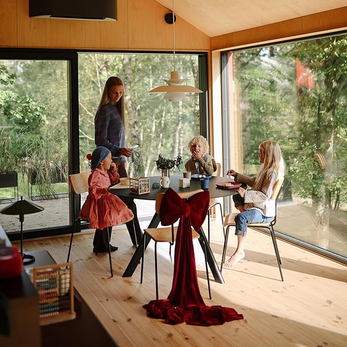 mushie Square Dinnerware Plates for Kids | Made in Denmark, Set of 2 (Twilight Blue)