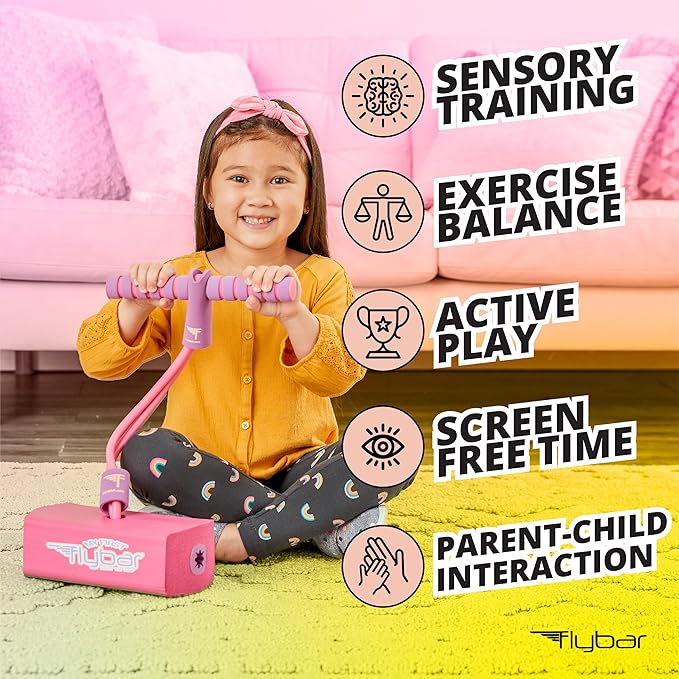 Flybar My First Foam Pogo Jumper for Kids Fun and Safe Pogo Stick for Toddlers, Durable Foam and Bungee Jumper for Ages 3 and up, Supports up to 250lbs