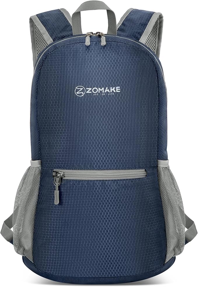 ZOMAKE Ultra Lightweight Hiking Backpack 20L - Packable Small Backpacks Water Resistant Daypack for Women Men(Royal Blue)