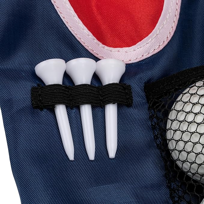 Franklin Sports PGA Tour Kids Golf Set - Youth Adjustable Plastic Golf Club Set - Kids Plastic Golf Set with Bag and Balls - Adjustable Length Clubs for Toddlers - Red & Blue