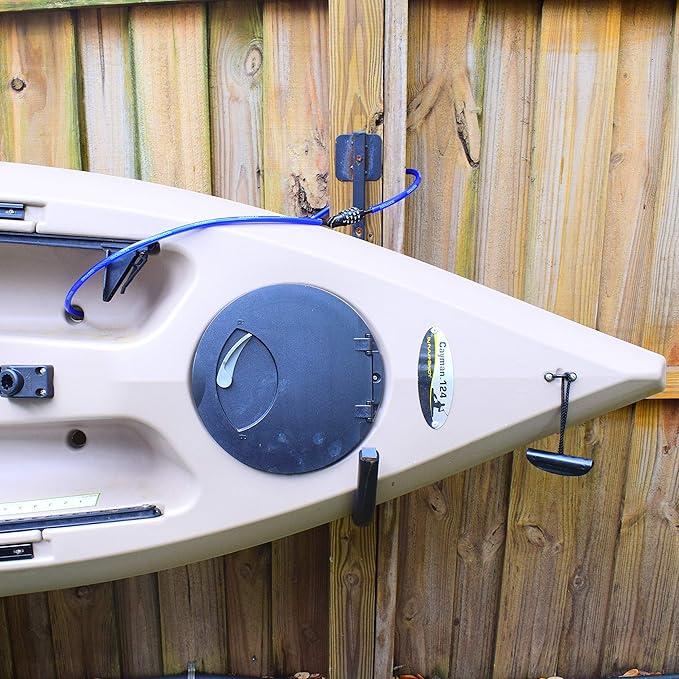 Weatherproof Straight Security Cable Lock (5ft to 25ft Lengths) with Resettable Combination, Anti-Theft Protection for Kayak, Bike, Paddleboard, Scooter, Equipment, Bicycles and More 5ft