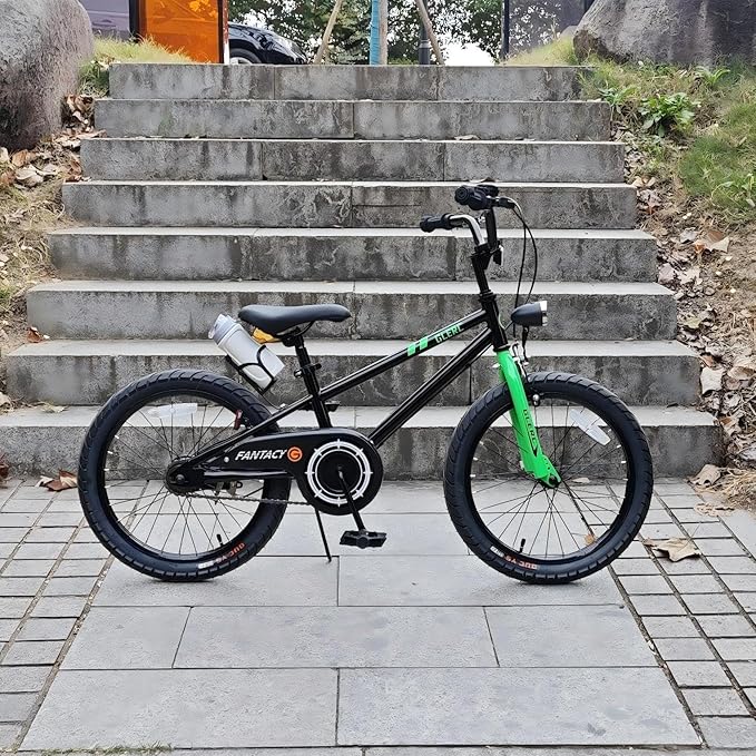 Glerc Fantacy Kids Bike, 12-20 Inch Children Bicycle for 2-13 Years Old Boys Girls, Kids Bicycle with Water Bottle Holder & Headlight & Training Wheels, Multiple Colors