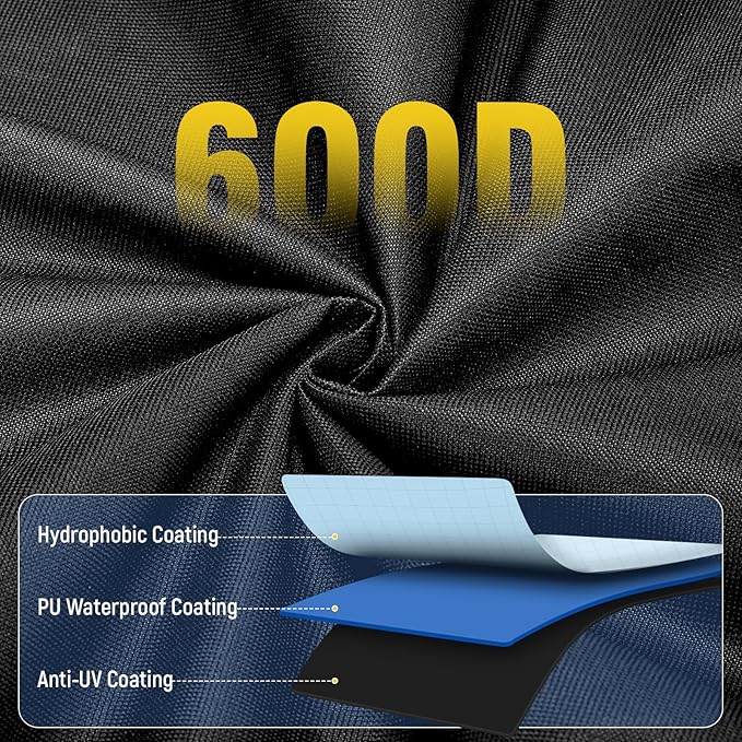 Bike Cover for Transport 2 Bikes,600D Heavy Duty Bike Covers for 2 Bikes on Rear Bike Rack,Waterproof Bike Rack Cover Outdoor Storage