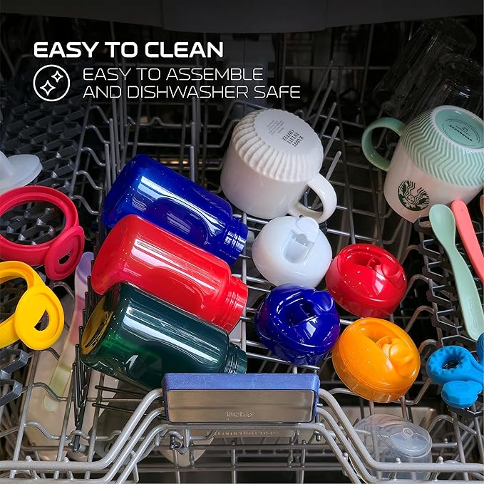 Smilo Straw Cup - Detroit Lions Officially Licensed NFL Sippy Cup - Baby and Toddler Cup with Weighted Silicone Straw and 8.5 oz Capacity - BPA-Free