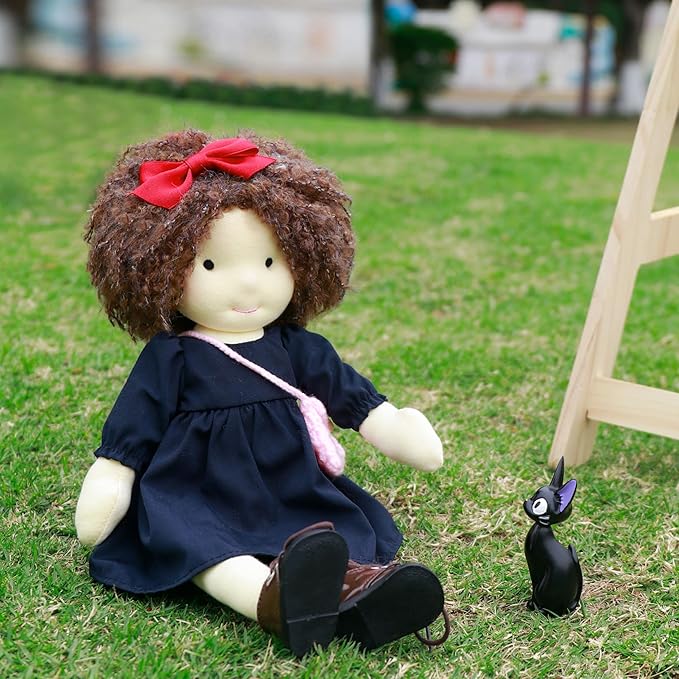 BlissfulPixie Ignacy 12" Soft Girl Rag Doll with Cute Stuffed Plush, Ideal First Doll for Babies & Toddlers