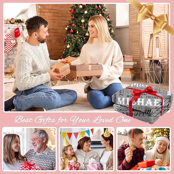 Ship Next Day, Personalized Baby Blanket with Name - Printed in USA, Custom Name Blanket for Boys Girls Kids, Customized Flannel Blankets Gifts for Teen Shower Toddlers Christmas Brithday