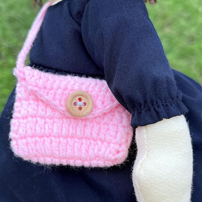 BlissfulPixie Ignacy 12" Soft Girl Rag Doll with Cute Stuffed Plush, Ideal First Doll for Babies & Toddlers