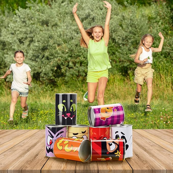 JOYIN 13 Pcs Halloween Carnival Can Bean Bag Toss Games for Kids & Adults Trick or Treat Decoration, Home Decor Party Favors Supplies, Homeschooling Backyard Game