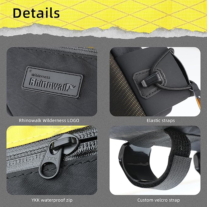 Rhinowalk Bike Top Tube Bag Bike Frame Bag Waterproof Bicycle Bag Professional Cycling Accessories for Mountain Road Bike