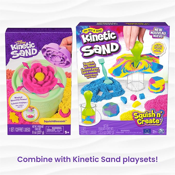 Kinetic Sand, 2.5lbs Green Play Sand, Amazon Exclusive, Resealable Bag (Packaging May Vary), Sensory Toys, Holiday Gifts & Stocking Stuffers for Kids Ages 3 and up