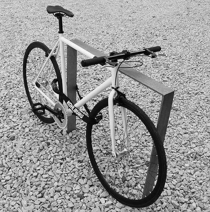 Extra Long Bicycle Combination Lock - 3.8 ft Chain & 0.24” Strong Number Combination Bike Lock - Secure Chain Lock Almost 4 ft - Security 5-Digit Bike Lock Combo for Bicycle & e-Bike