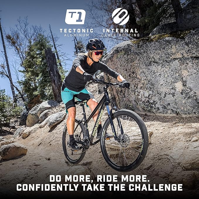 Mongoose Switchback Comp Expert Sport Trail Mountain Bike for Adult Men Women, 16/18/21-Speed Options, 27.5-Inch Wheels, Disc Brakes, Small Medium or Large Aluminum Frames, Hardtail Bicycles