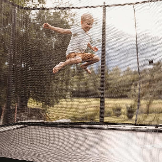 ACON Air 16 Sport HD Trampoline Set 10x17ft with Enclosure | Comprehensive Kit Includes Rectangular Trampoline, Safety Net, Pad, and Ladder | Pro-Grade Safety and Performance